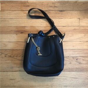 Chloe Black Leather Hayley Hobo Bag
Gold Hardware